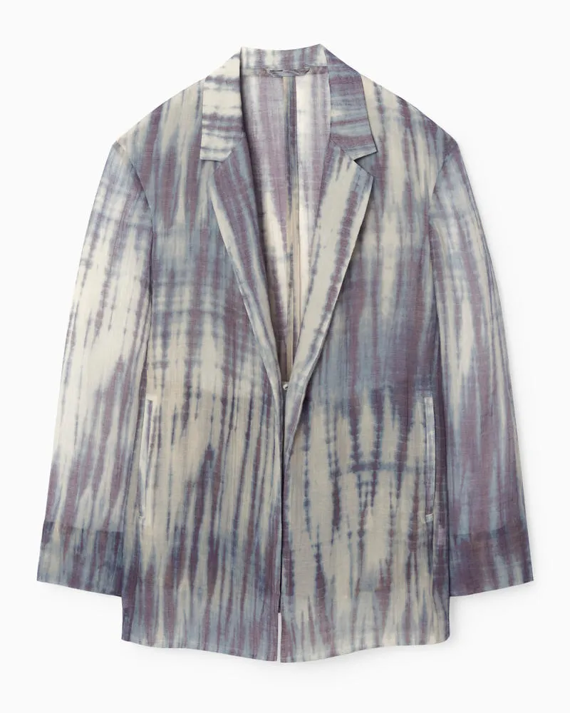 COS Langer Einreihiger Blazer Beige