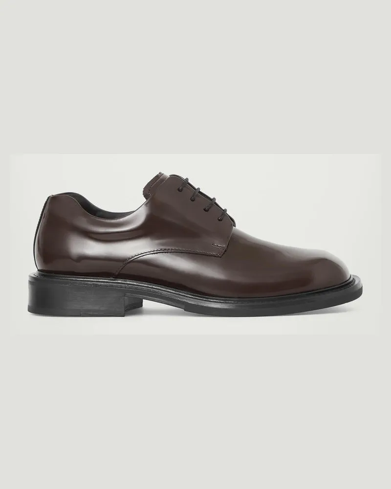 COS Lederschuhe Mit Karreeförmiger Zehenpartie Braun