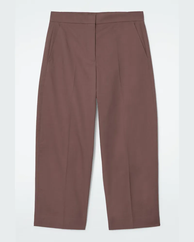 COS Chinohose Aus Baumwoll-Twill Braun