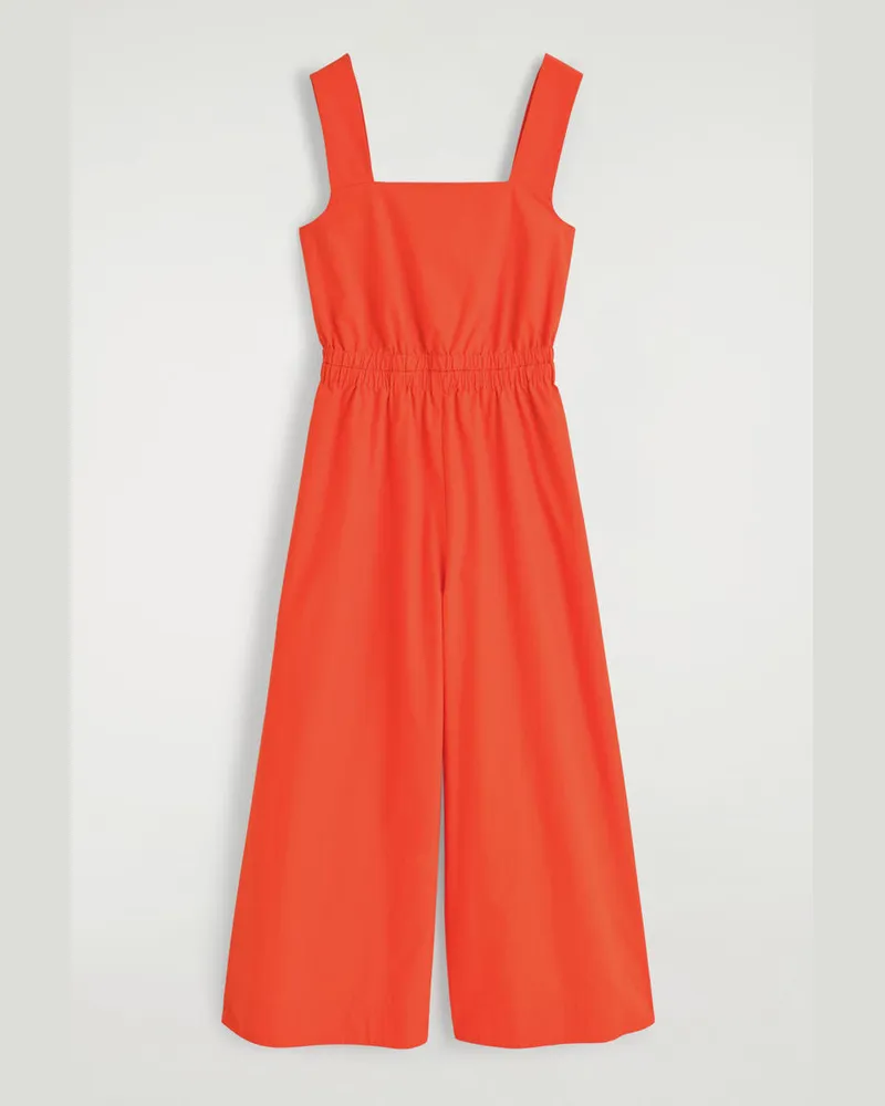 COS Jumpsuit Mit Raffungen Und Rückenausschnitt Orange