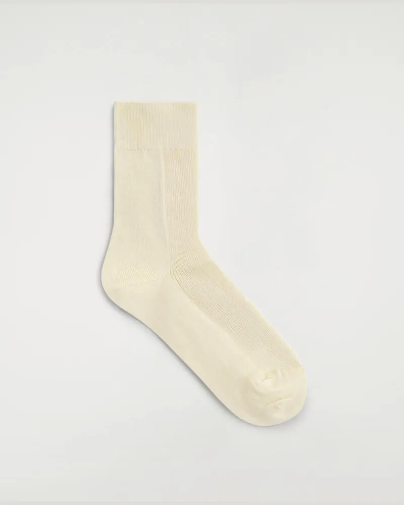 COS 2Er-Pack Socken Mit Gerippter Partie Weiß