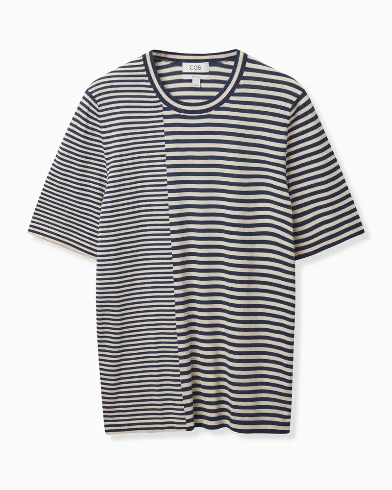 COS T-Shirt Mit Normaler Passform Blau