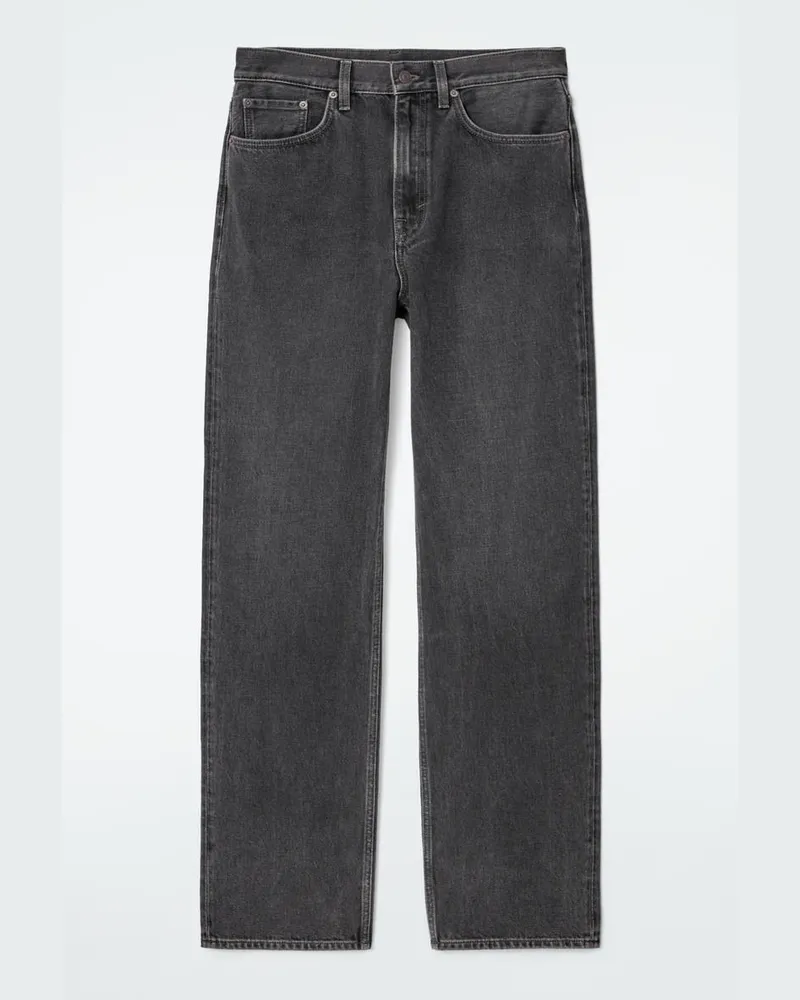 COS Column Jeans Mit Geradem Bein Schwarz
