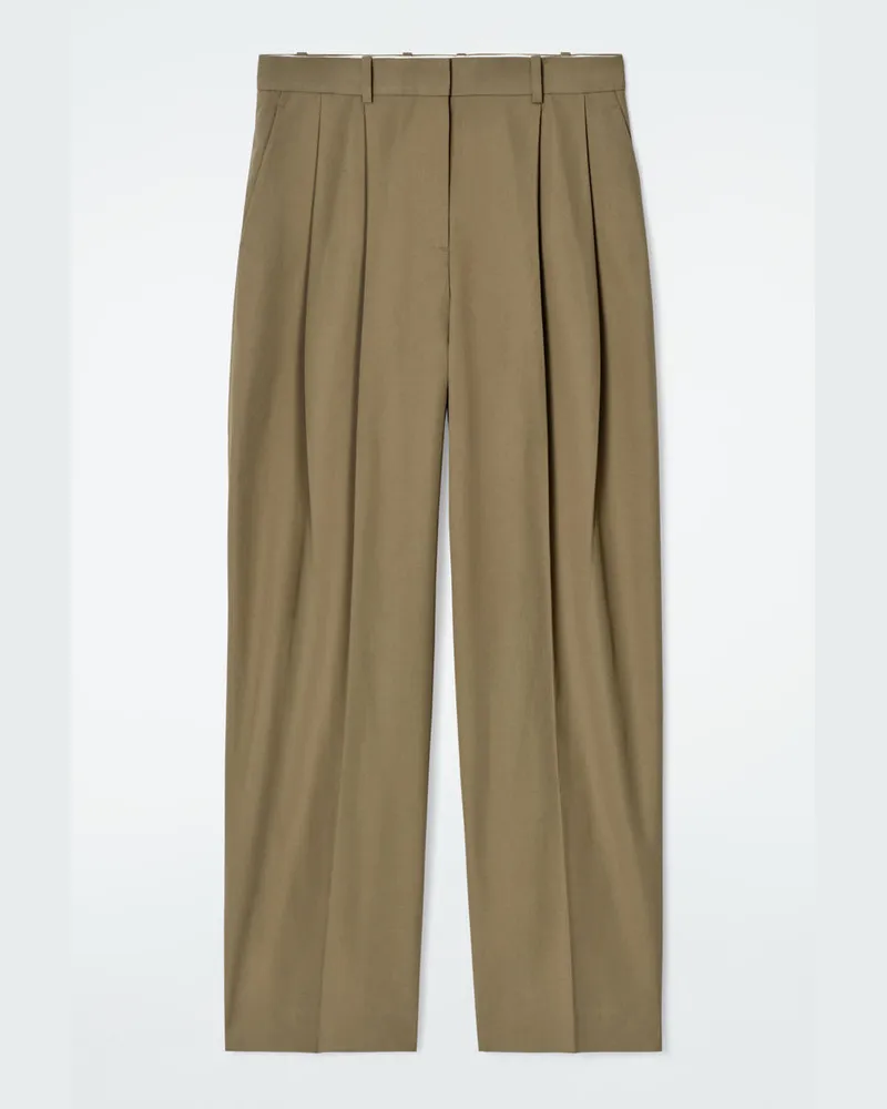 COS Lockere Hose Aus Denim Mit Weitem Bein Beige