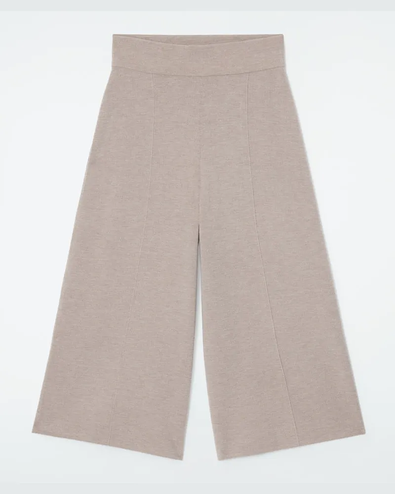 COS Culottes Aus Merinowolle Beige