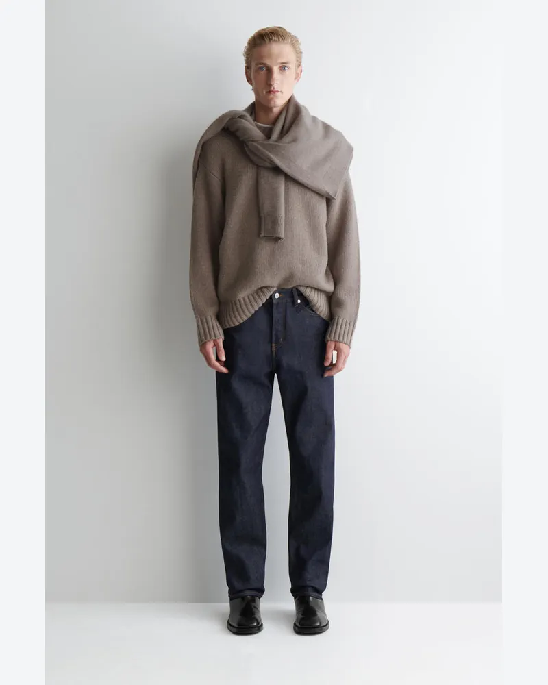 COS Signature Jeans Aus Raw Denim Mit Geradem Bein Blau