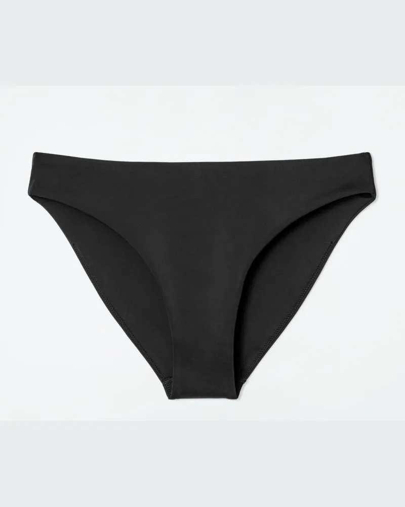 COS Klassische Bikinihose Schwarz