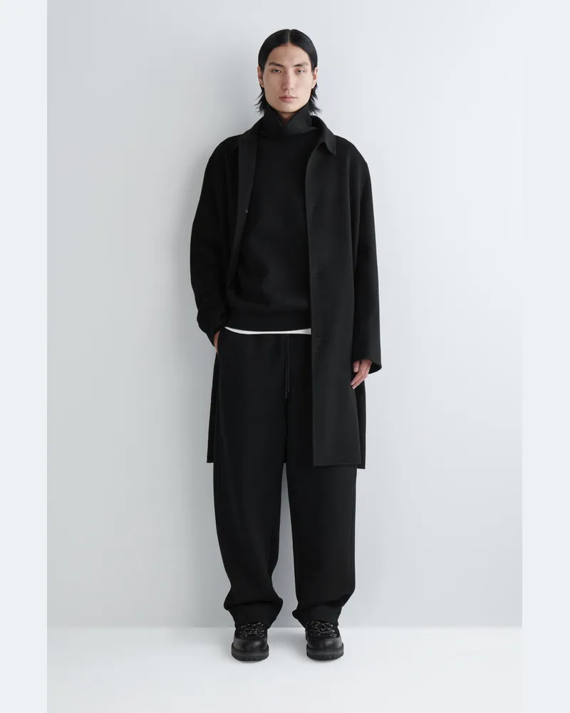 COS Jogginghose Aus Scuba Mit Barrel-Bein Schwarz