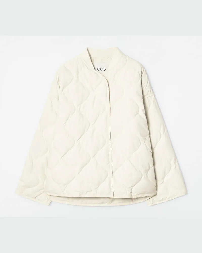 COS Oversized-Steppjacke Beige