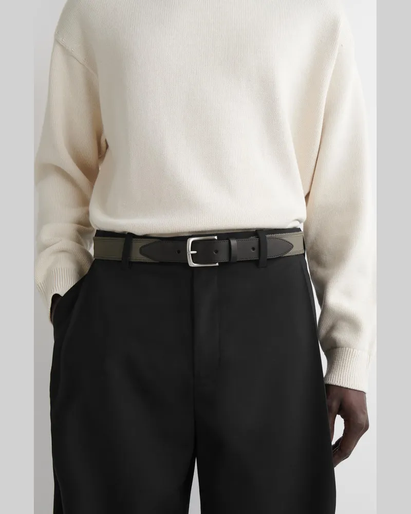 COS Gürtel Mit Lederdetails Beige