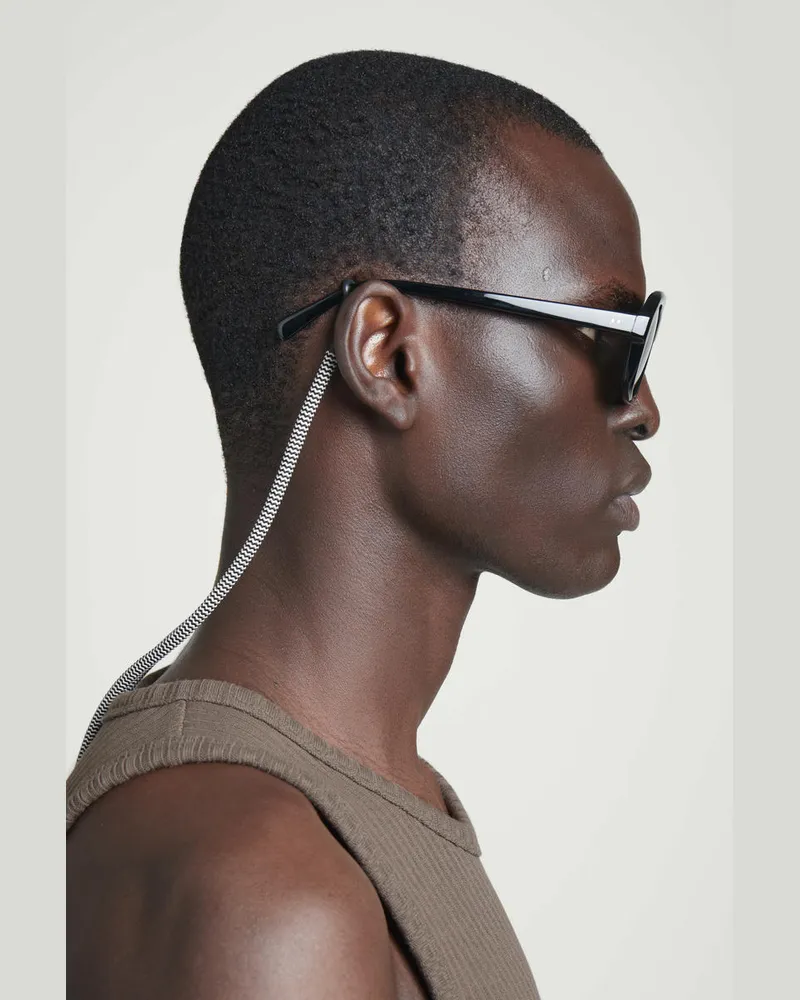 COS Reflektierendes Sonnenbrillen-Band Weiß