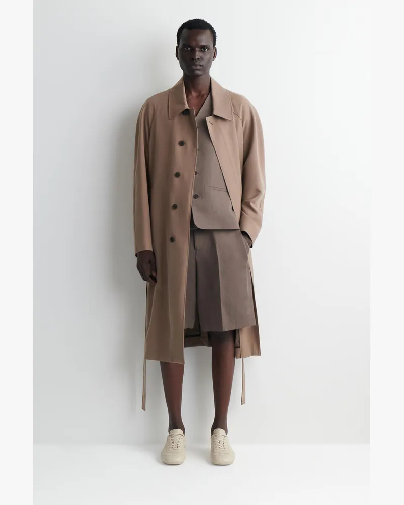 COS Elegante Shorts Aus Leinen-Mix Braun