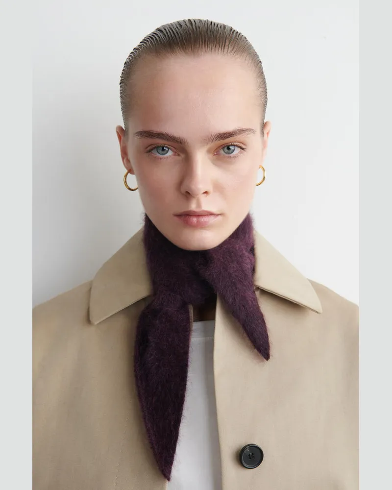 COS Halstuch Aus Gebürstetem Kaschmir Rot