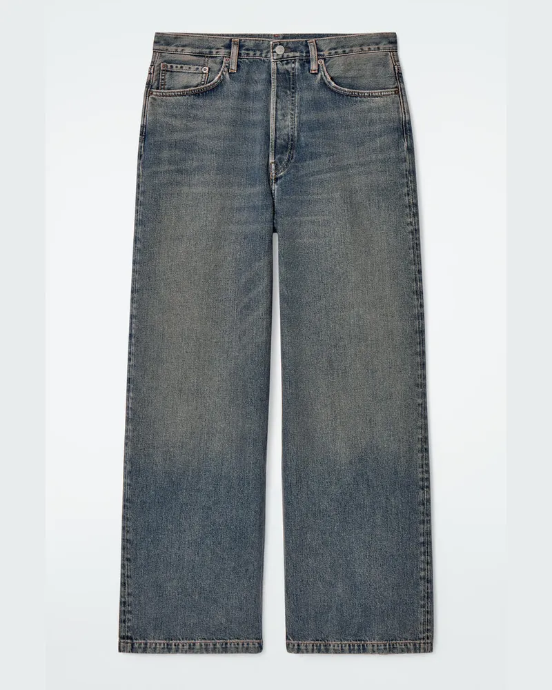 COS Volume Jeans Mit Weitem Bein Blau