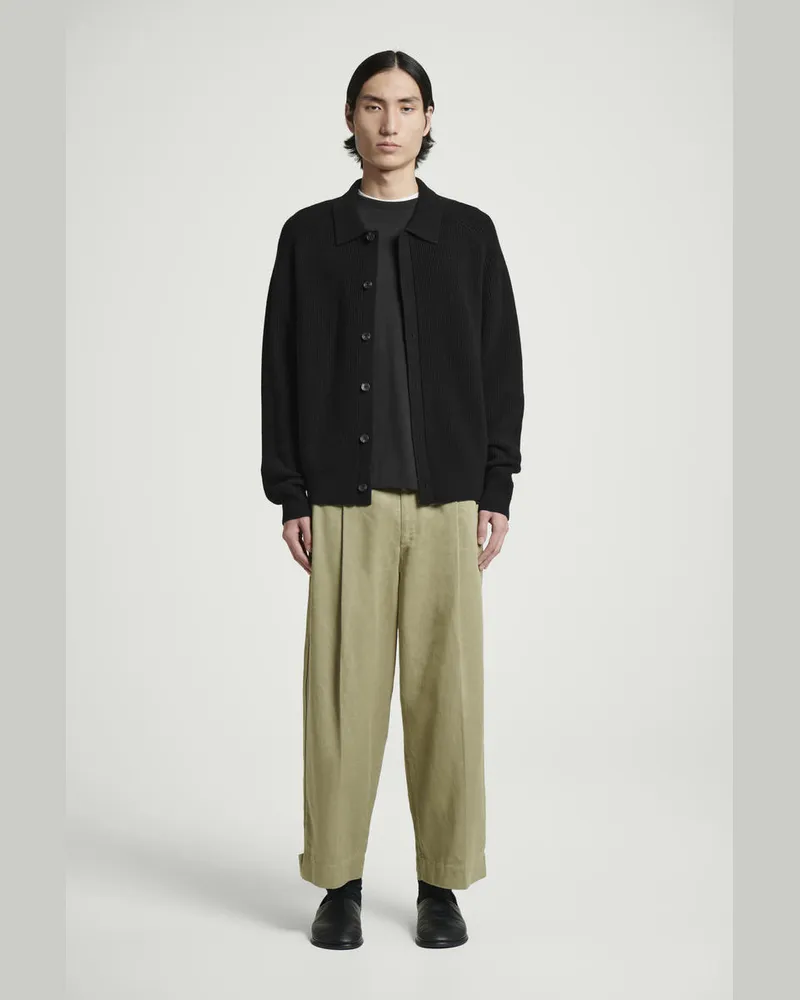 COS Verkürzte Hose Mit Barrel-Bein Beige