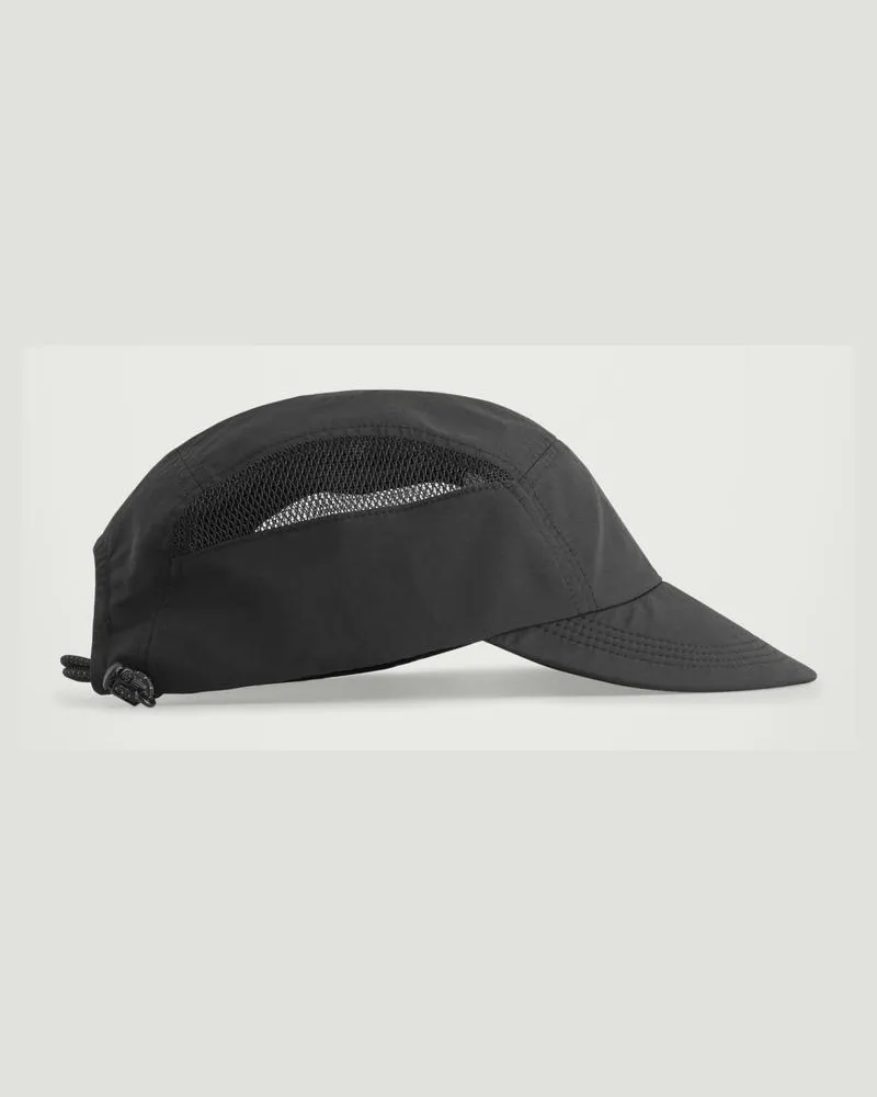 COS Basecap Aus Nylon Mit Mesh-Einsätzen Schwarz
