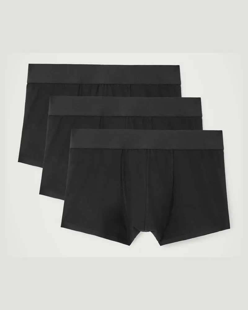 COS 3Er-Pack Boxershorts Aus Jersey Schwarz