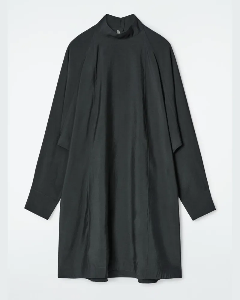 COS Minikleid Mit Fledermausärmeln Schwarz