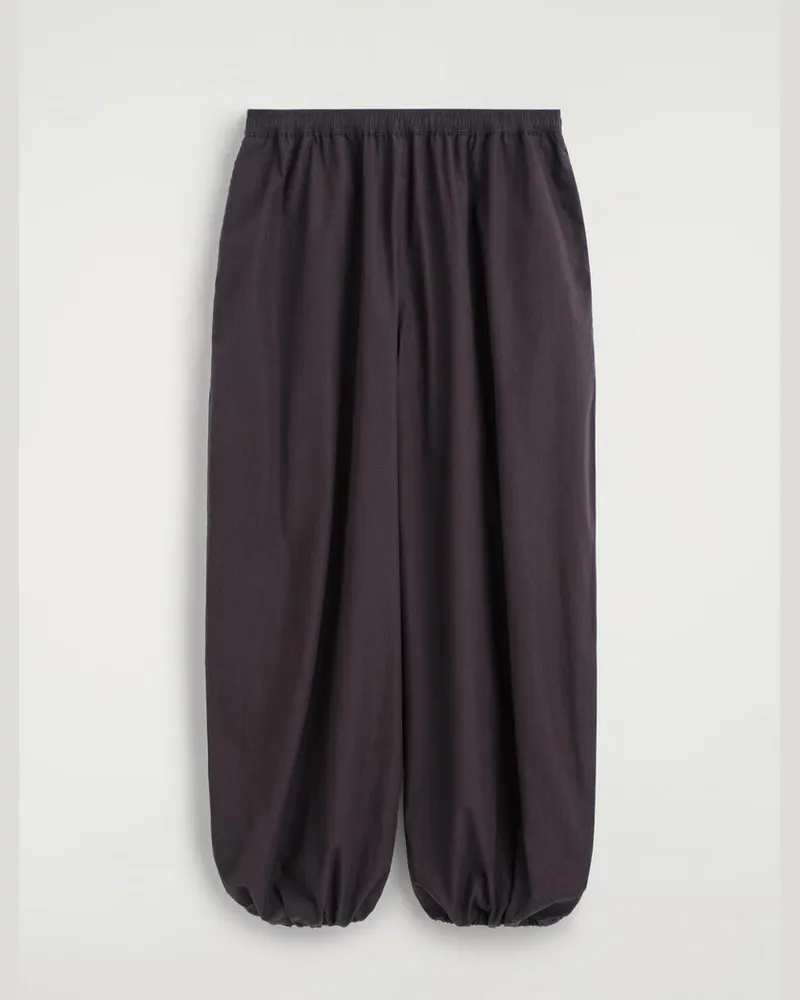 COS Fliessende Ballonhose Aus Baumwolle Braun