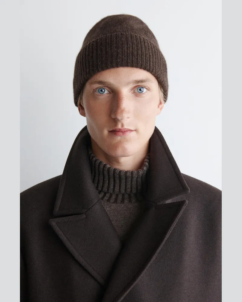 COS Beanie Aus Kaschmir Braun