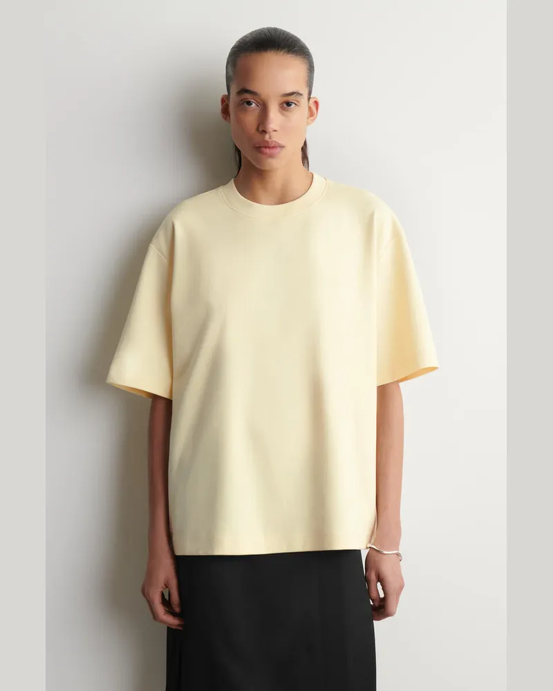 COS Oversized-T-Shirt Gelb