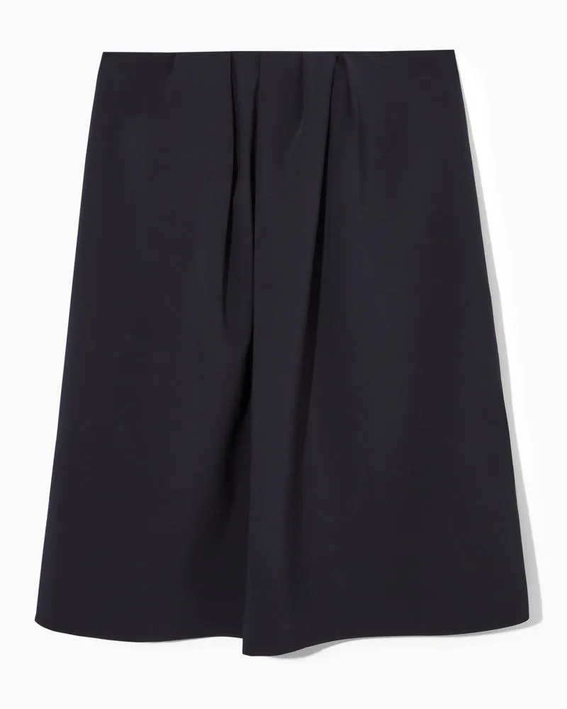 COS Bandeau-Minikleid Mit Falten Schwarz