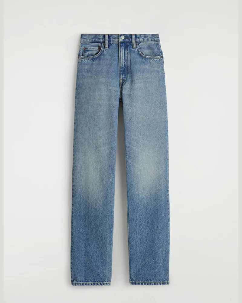 COS Reprise Jeans Mit Geradem Bein Blau