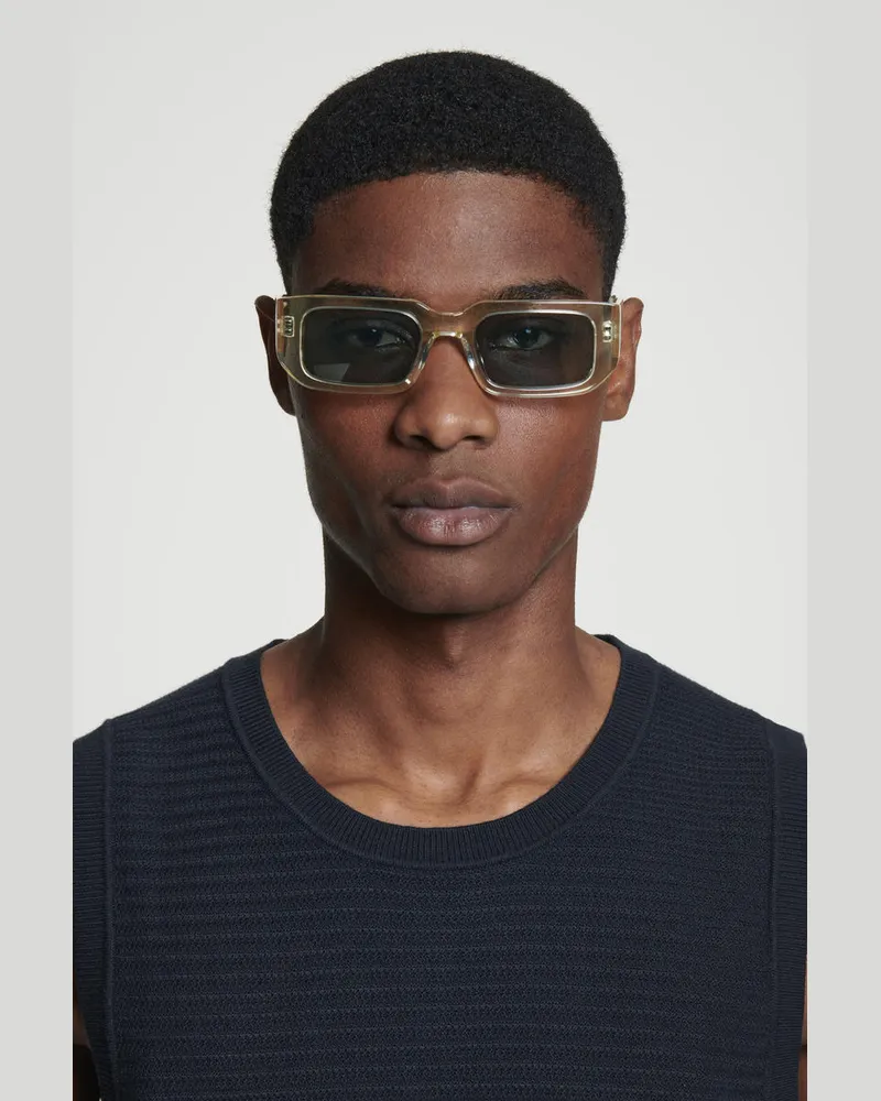COS Sonnenbrille Mit Eckigem Rahmen Beige