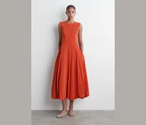 Ärmelloses Midikleid Mit Bubble-Saum