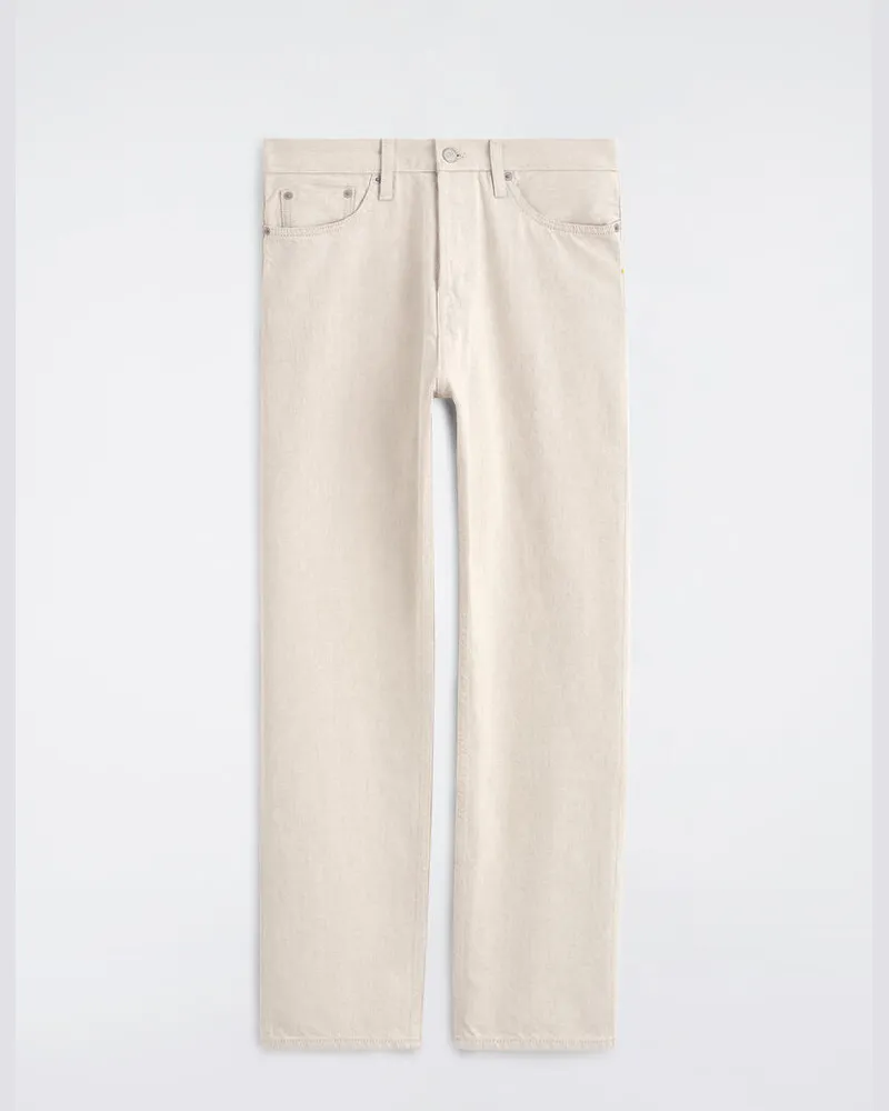 COS Signature Jeans Mit Geradem Bein Beige