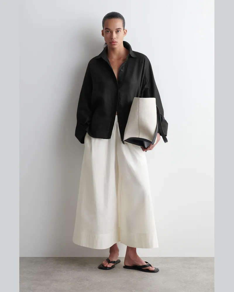 COS Voluminöse Culottes Weiß