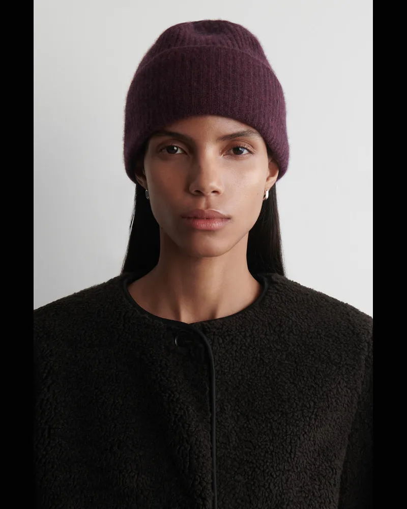 COS Beanie Aus Woll-Kaschmir-Mix Rot