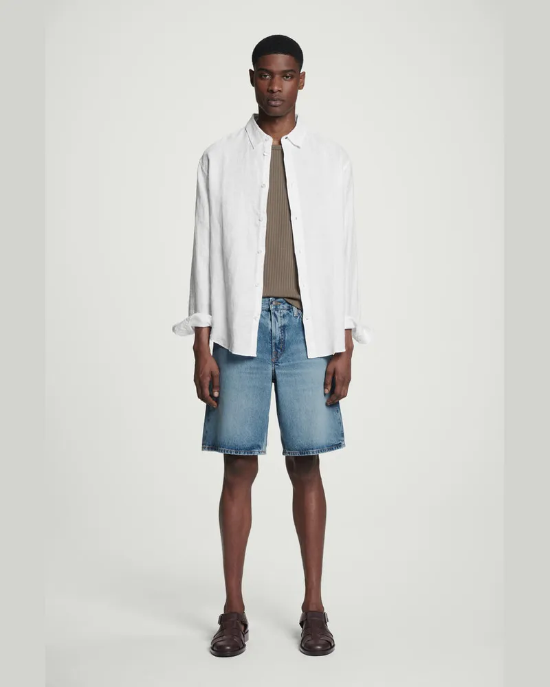COS Jeansshorts Blau