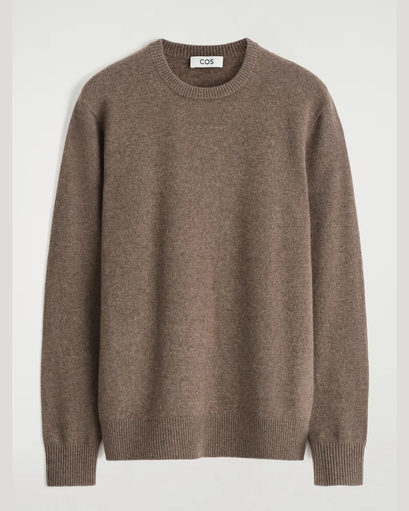 COS Kaschmirpullover Mit Rundhalsausschnitt Braun