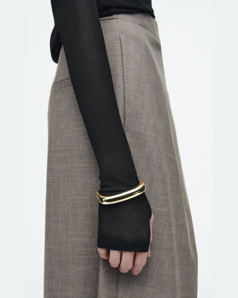 COS Markanter Armreif Mit Scharnier Goldfarben