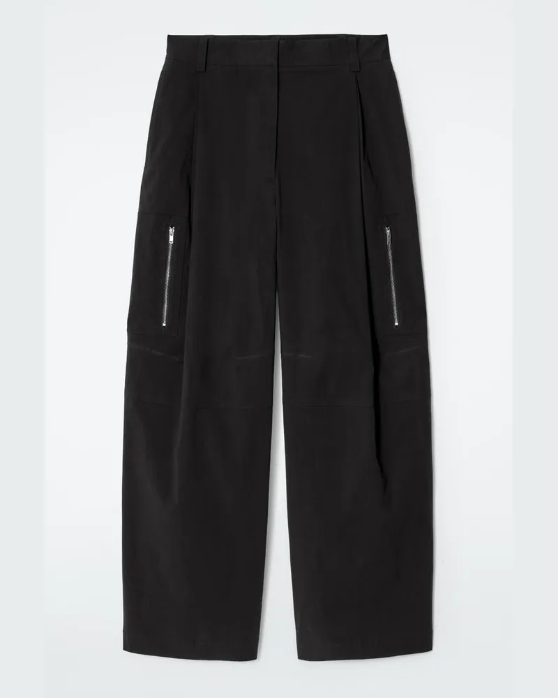 COS Utility-Cargohose Mit Barrel-Bein Schwarz