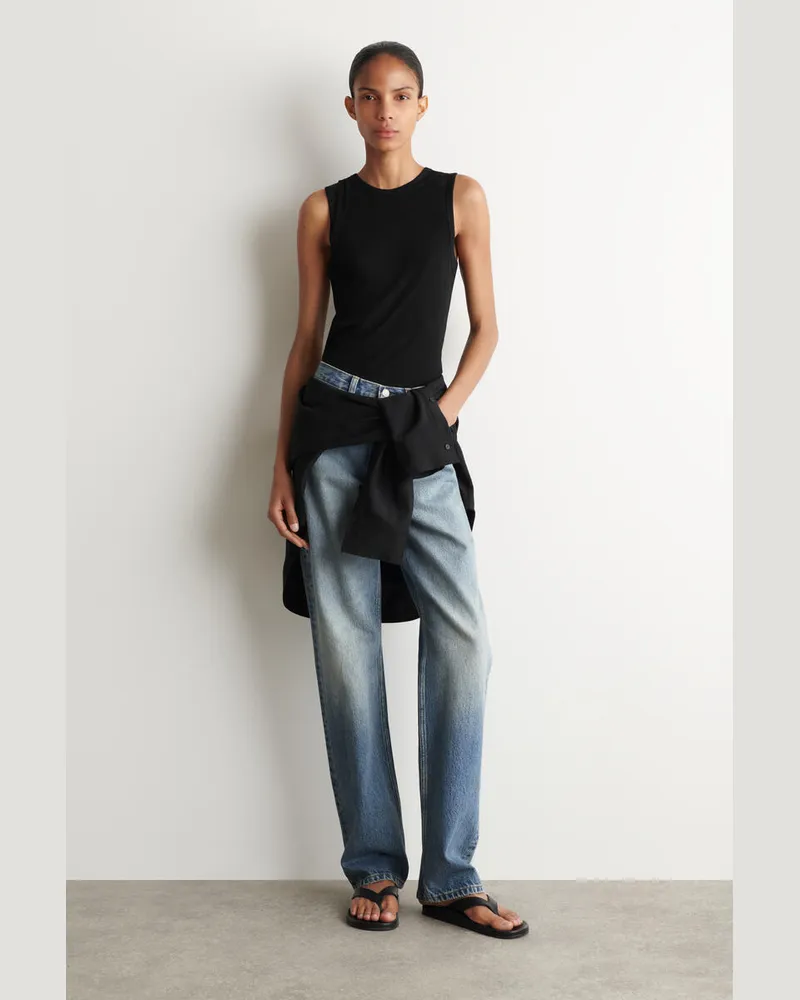 COS Chord Jeans Mit Geradem Bein Blau