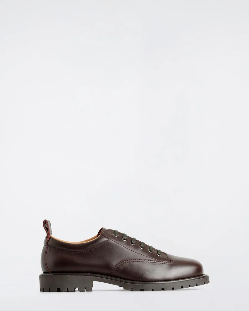 COS Grobe Derbys Aus Leder Braun