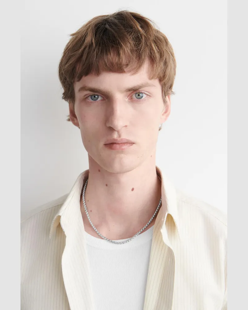 COS Halskette Mit Venezianerkette Silberfarben