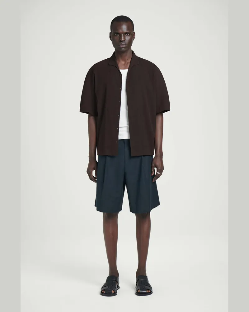 COS Chinoshorts Aus Baumwoll-Twill Blau