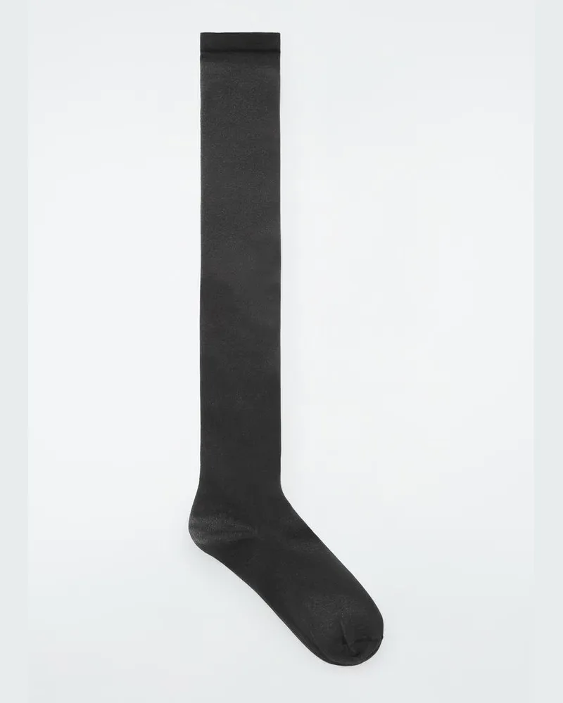 COS Die Langen Mesh-Socken Schwarz
