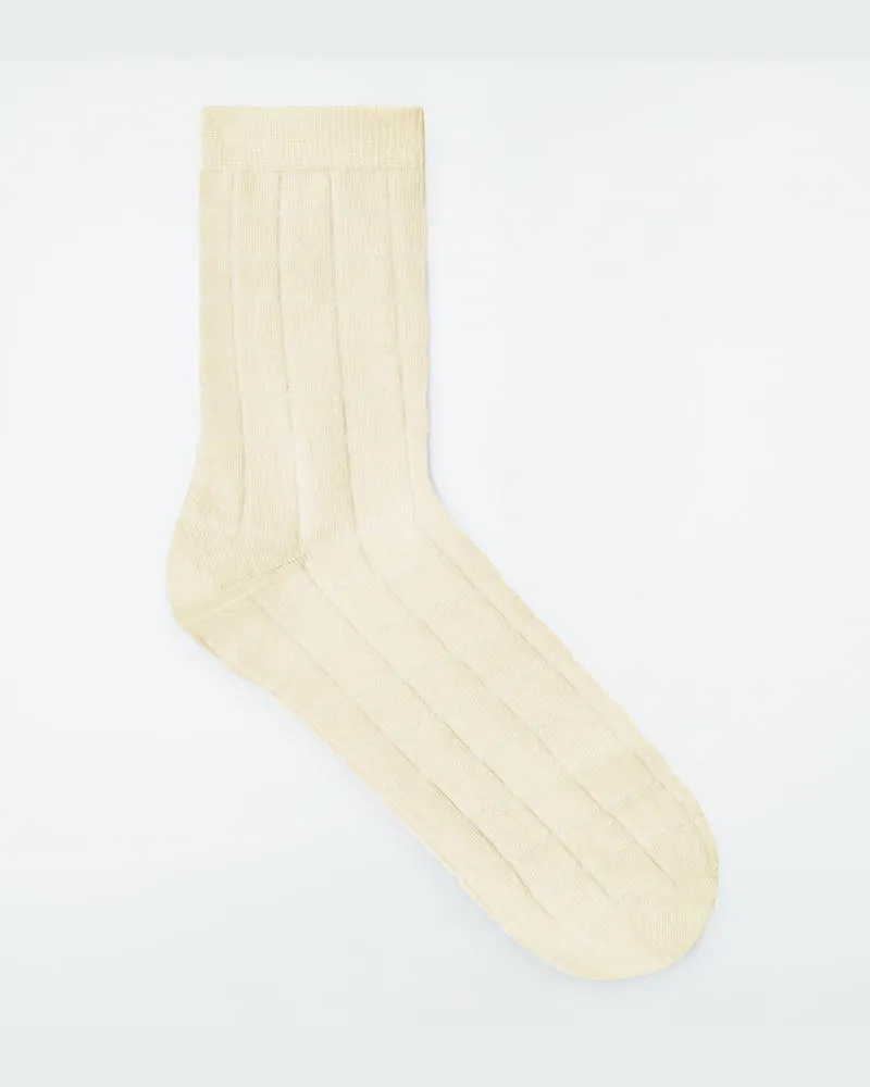 COS Baumwollsocken Weiß