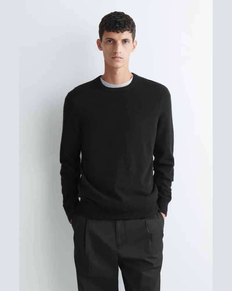 COS Nahtloser Pullover Aus Reinem Kaschmir Schwarz