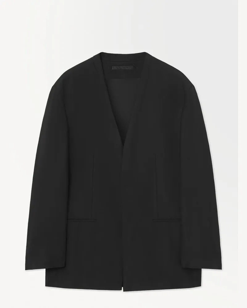 COS Der Blazer Mit Umgekehrtem Revers Schwarz