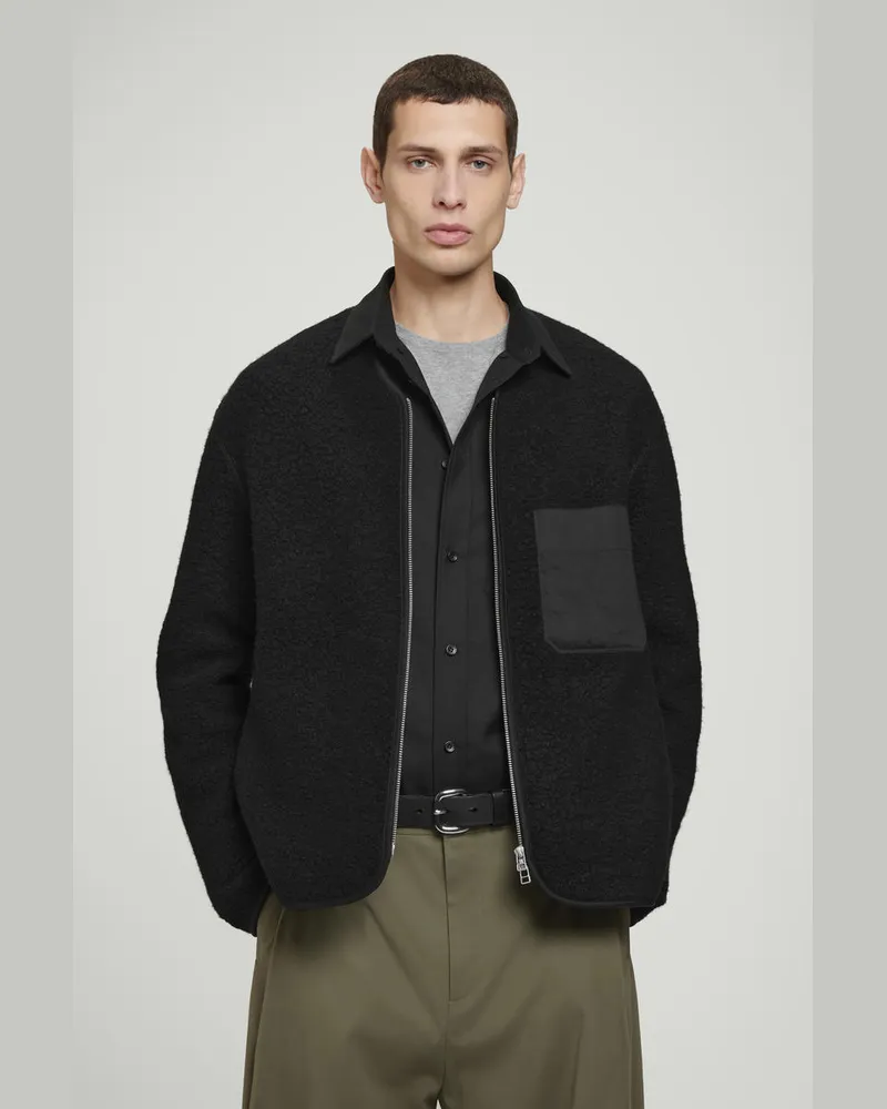COS Jacke Aus Polarfleece Schwarz