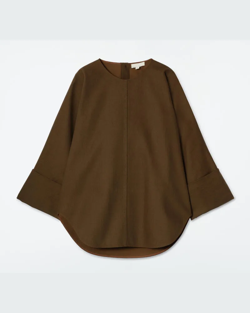 COS Jeansoberteil Mit Oversized-Passform Gelb
