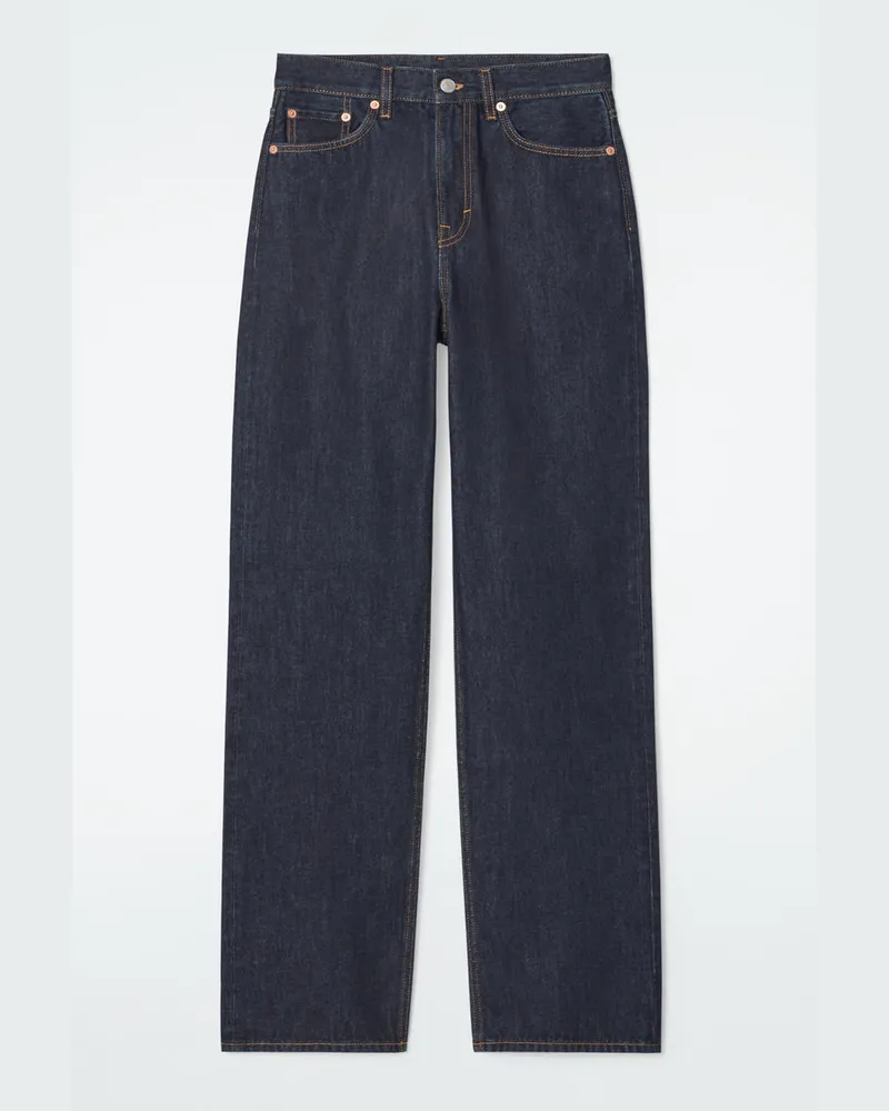 COS Column Jeans Mit Geradem Bein Blau