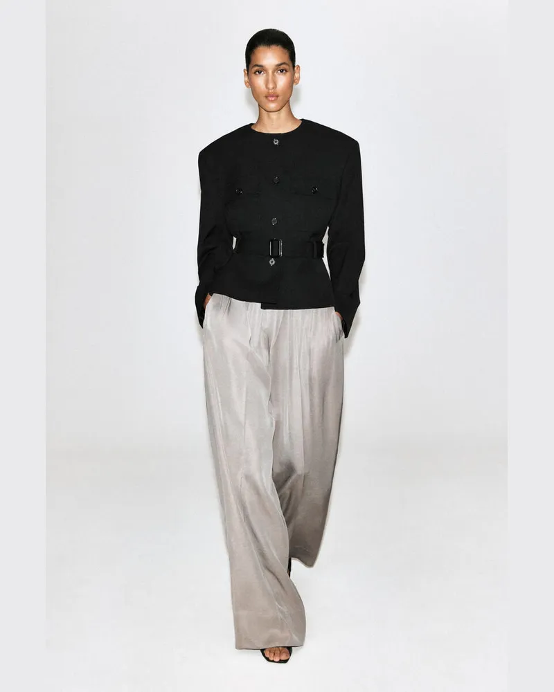 COS Hose Aus Twill Mit Geradem Bein Rosa