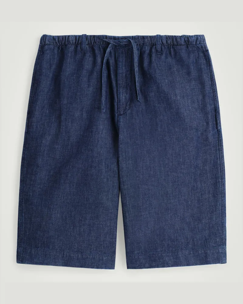 COS Jeansshorts Mit Kordelzugbund Blau