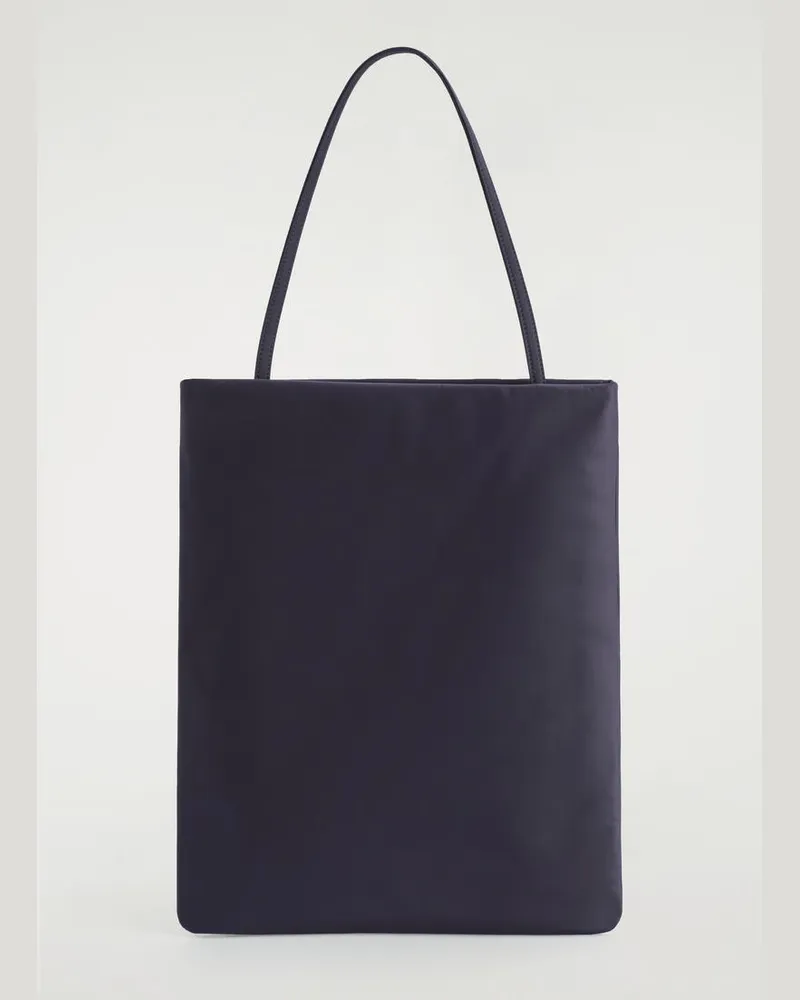 COS Archive Tote Bag - Nylon Blau